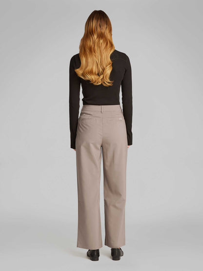 PANTALONE TAILORED WIDE LEG CALVIN KLEIN JEANS DONNA BEIGE