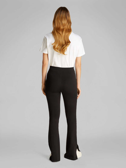 PANTALONE SVASATO CALVIN KLEIN JEANS DONNA NERO
