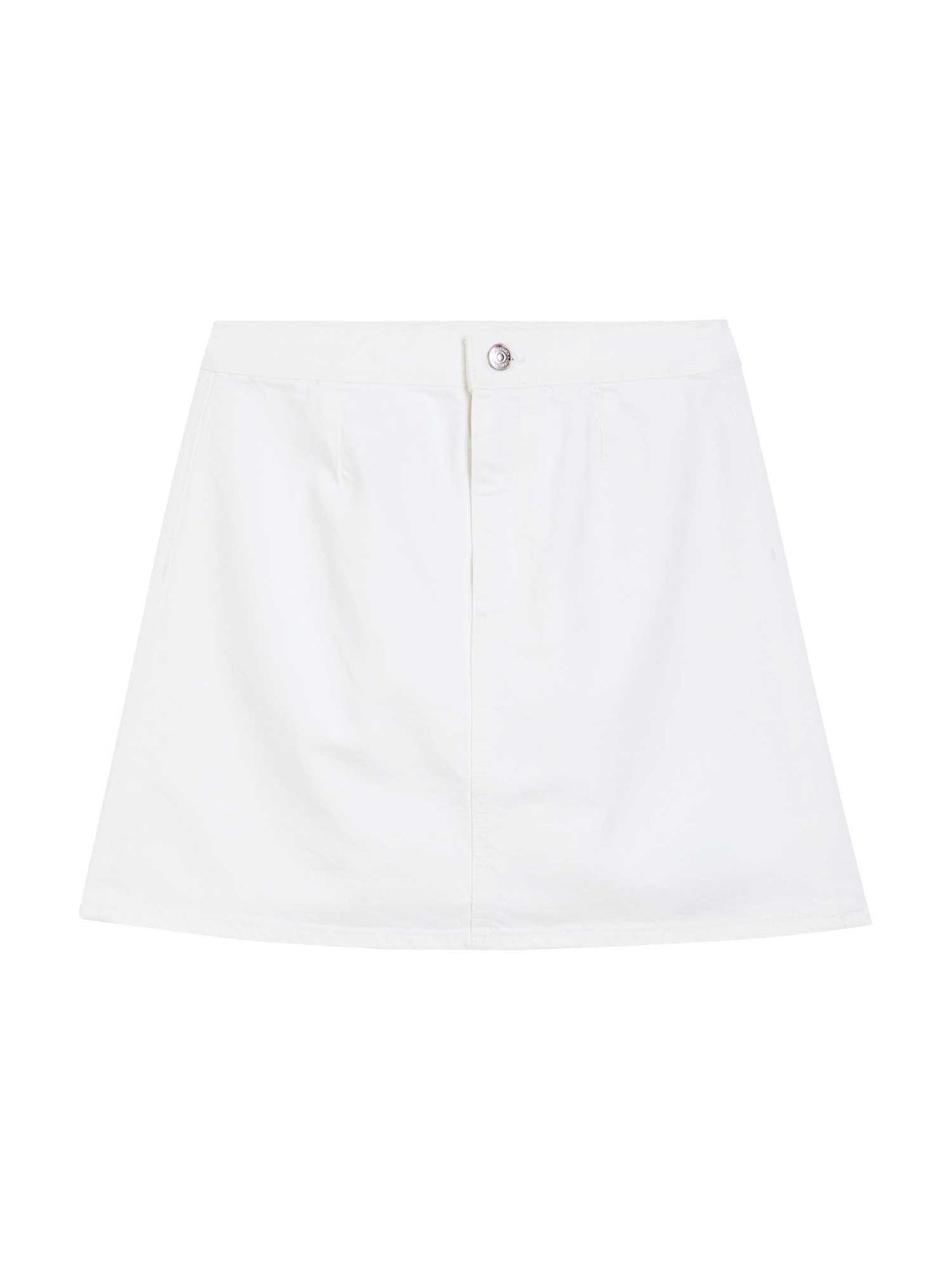 GONNA MINI DENIM CALVIN KLEIN JEANS DONNA BIANCO