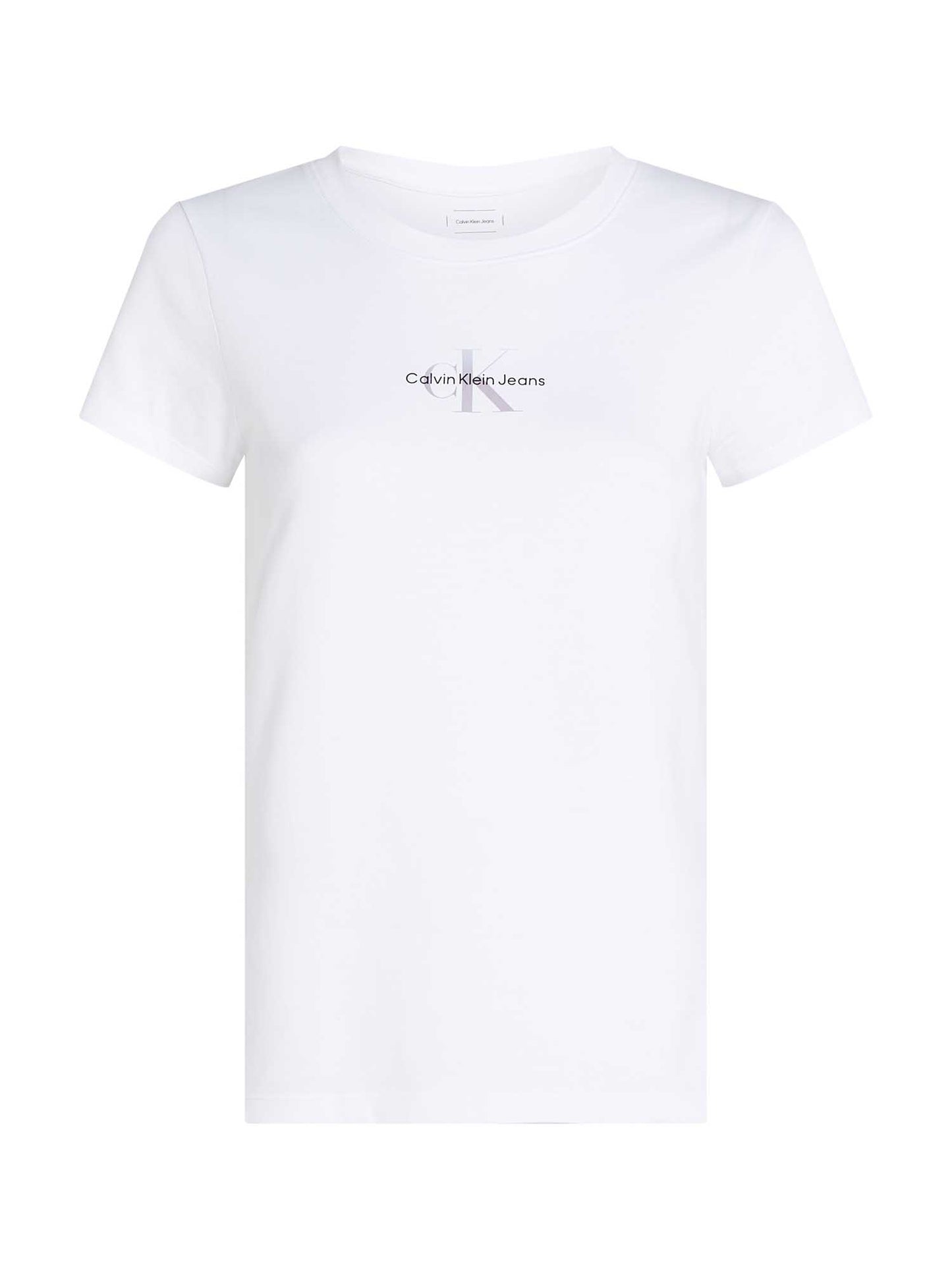 T-SHIRT GRADIENT MONOLOGO CALVIN KLEIN JEANS DONNA BIANCO
