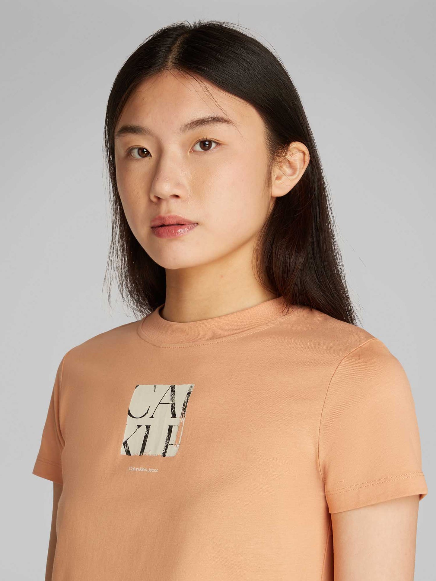 T-SHIRT FRONT PHOTO GRAPH CALVIN KLEIN JEANS DONNA ROSA