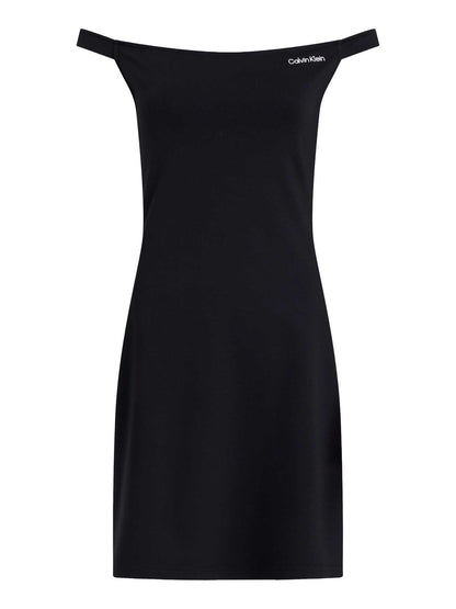 VESTITO LOGO MILANO BARDO CALVIN KLEIN JEANS DONNA NERO