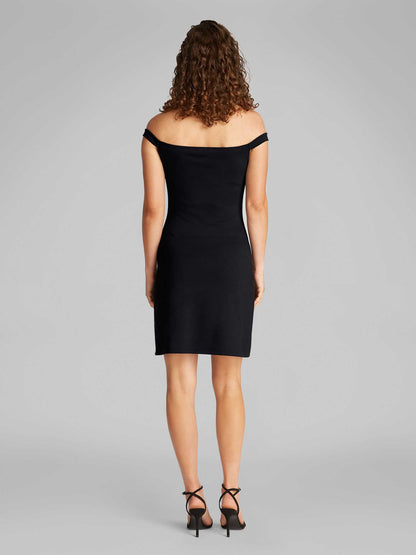 VESTITO LOGO MILANO BARDO CALVIN KLEIN JEANS DONNA NERO