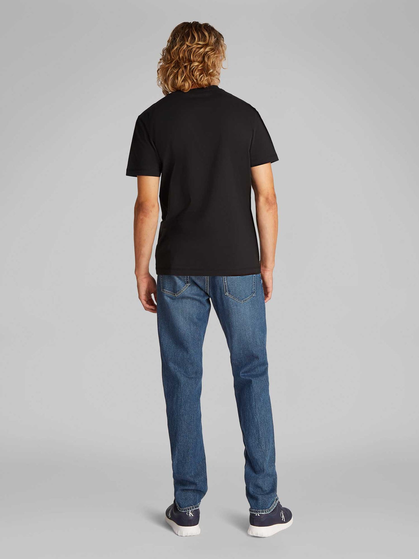 T-SHIRT MONOLOGO TEE CALVIN KLEIN JEANS UOMO NERO