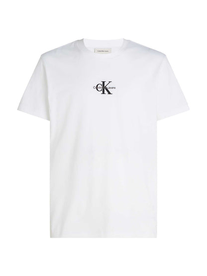 T-SHIRT MONOLOGO TEE CALVIN KLEIN JEANS UOMO BIANCO