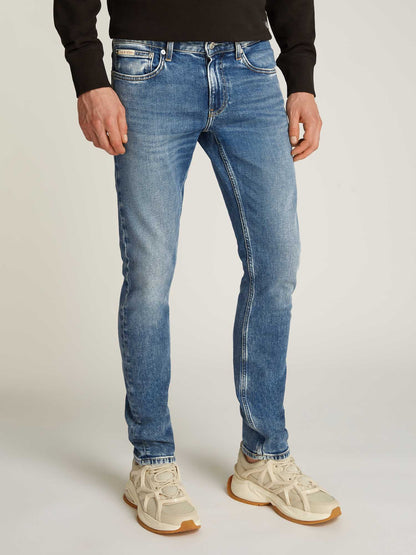 DENIM SLIM CALVIN KLEIN JEANS UOMO JEANS CHIARO