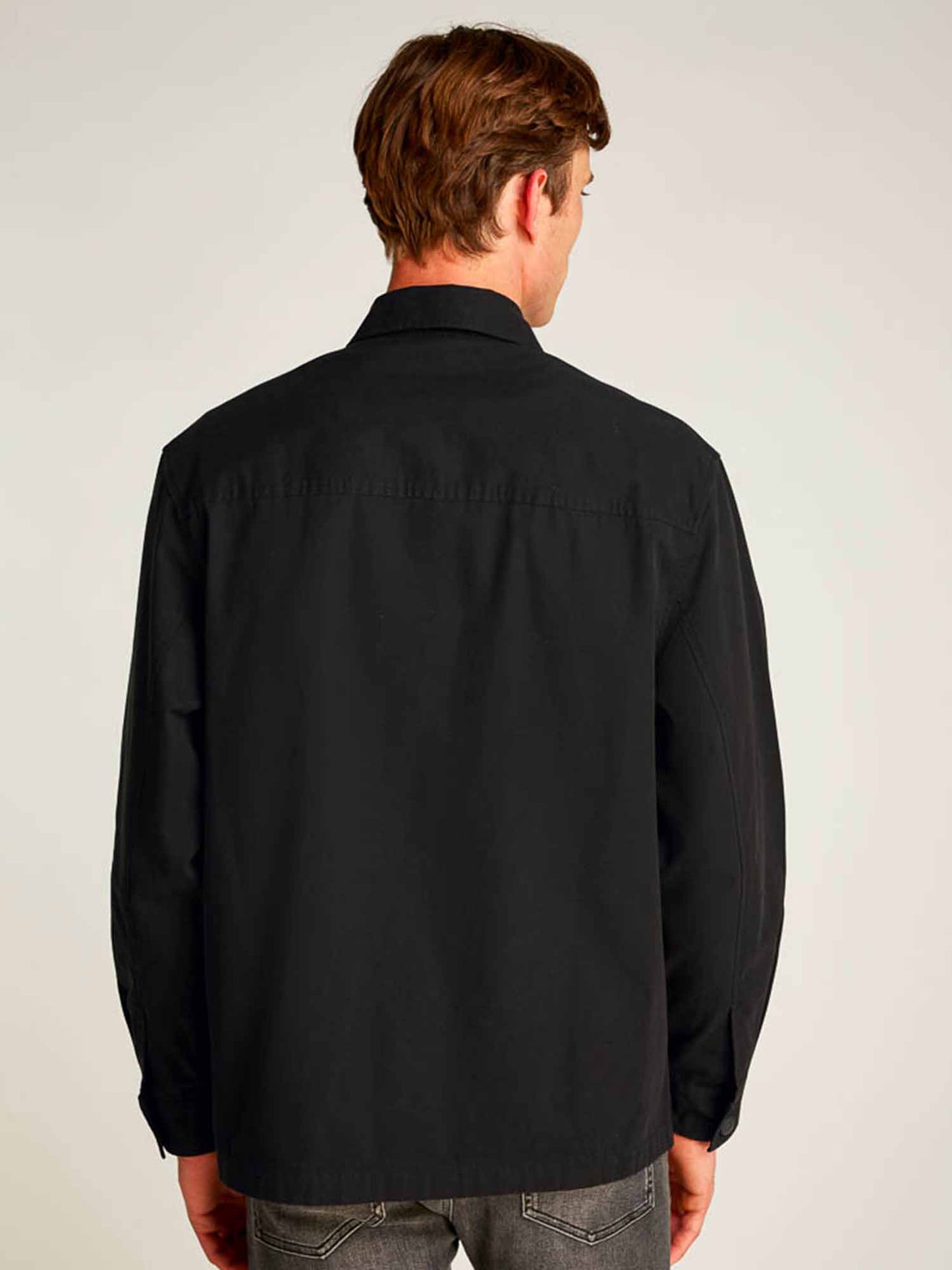 CAMICIA GIACCA CLEAN COTTON OVER CALVIN KLEIN JEANS UOMO NERO