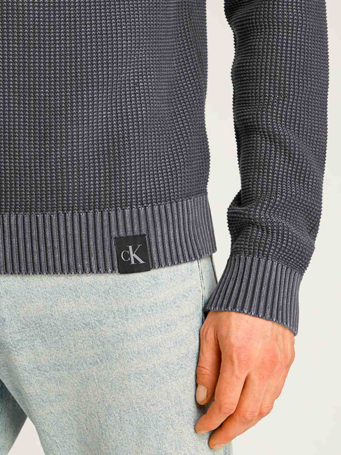 MAGLIA MANICHE RAGLAN CALVIN KLEIN JEANS UOMO BLU