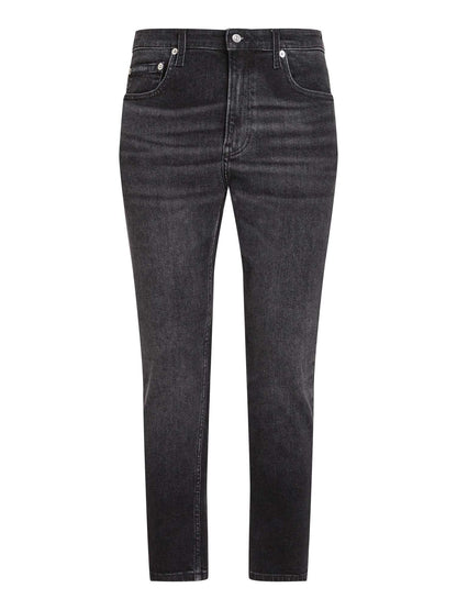 DENIM DAD JEAN CALVIN KLEIN JEANS UOMO DENIM BLACK