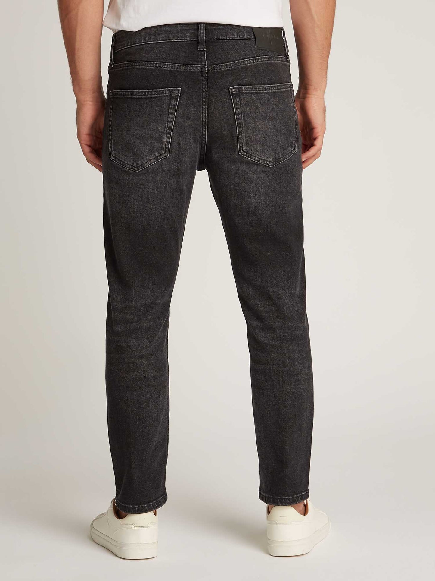 DENIM DAD JEAN CALVIN KLEIN JEANS UOMO DENIM BLACK