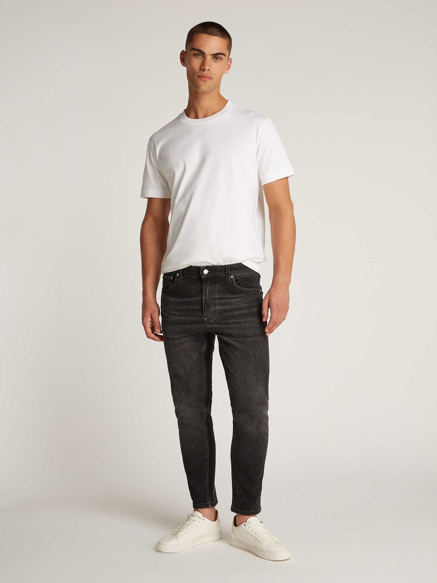 DENIM DAD JEAN CALVIN KLEIN JEANS UOMO DENIM BLACK