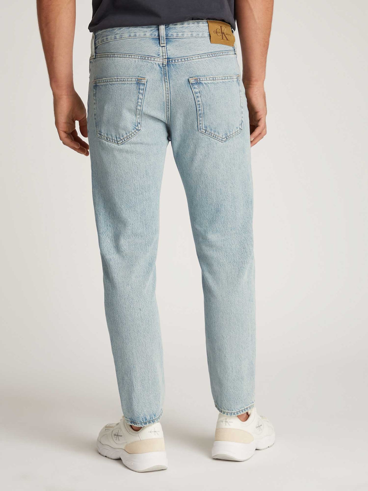 DENIM DAD JEAN CALVIN KLEIN JEANS UOMO JEANS CHIARO