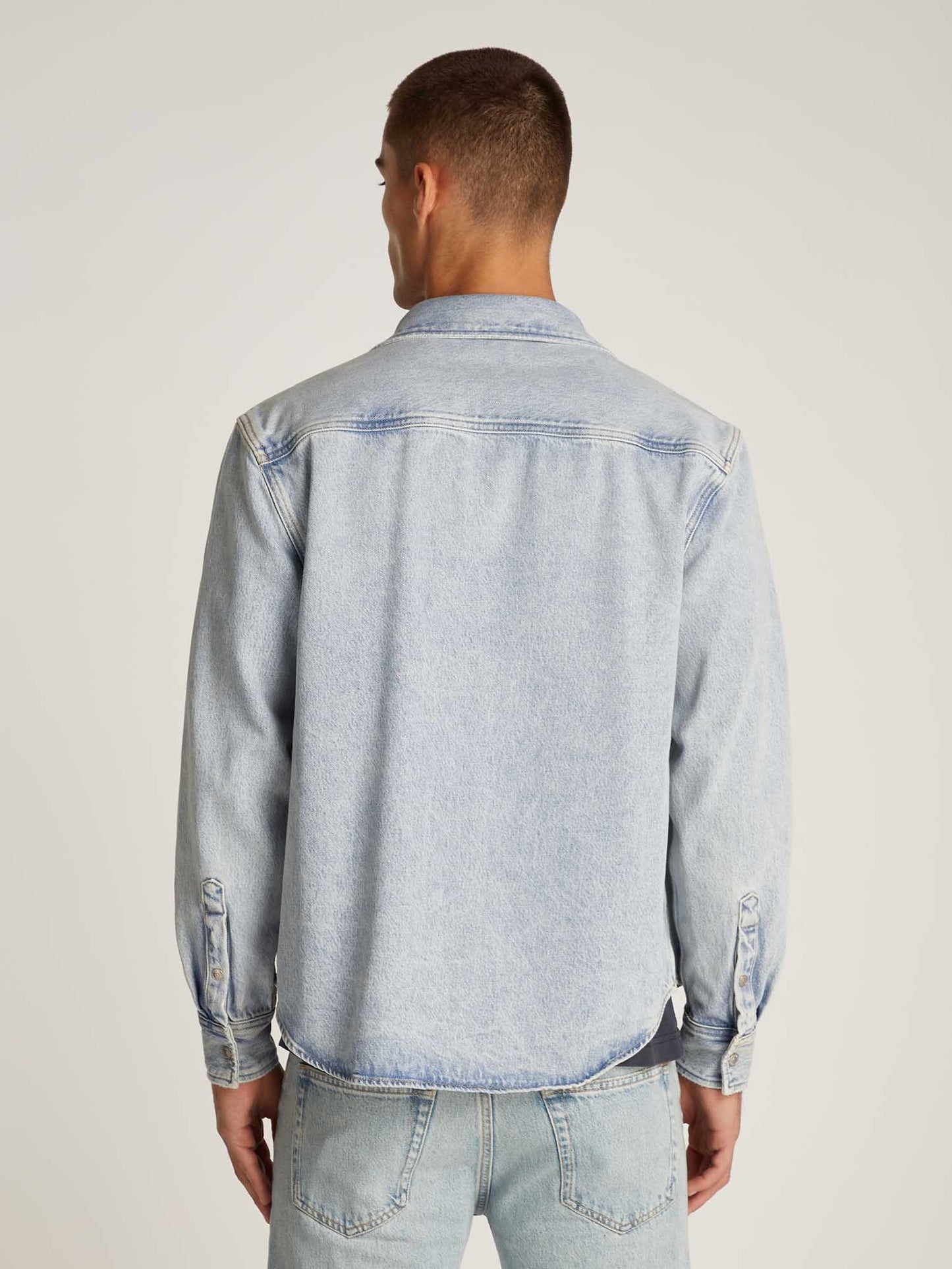 GIACCA IN DENIM CALVIN KLEIN JEANS UOMO JEANS CHIARO