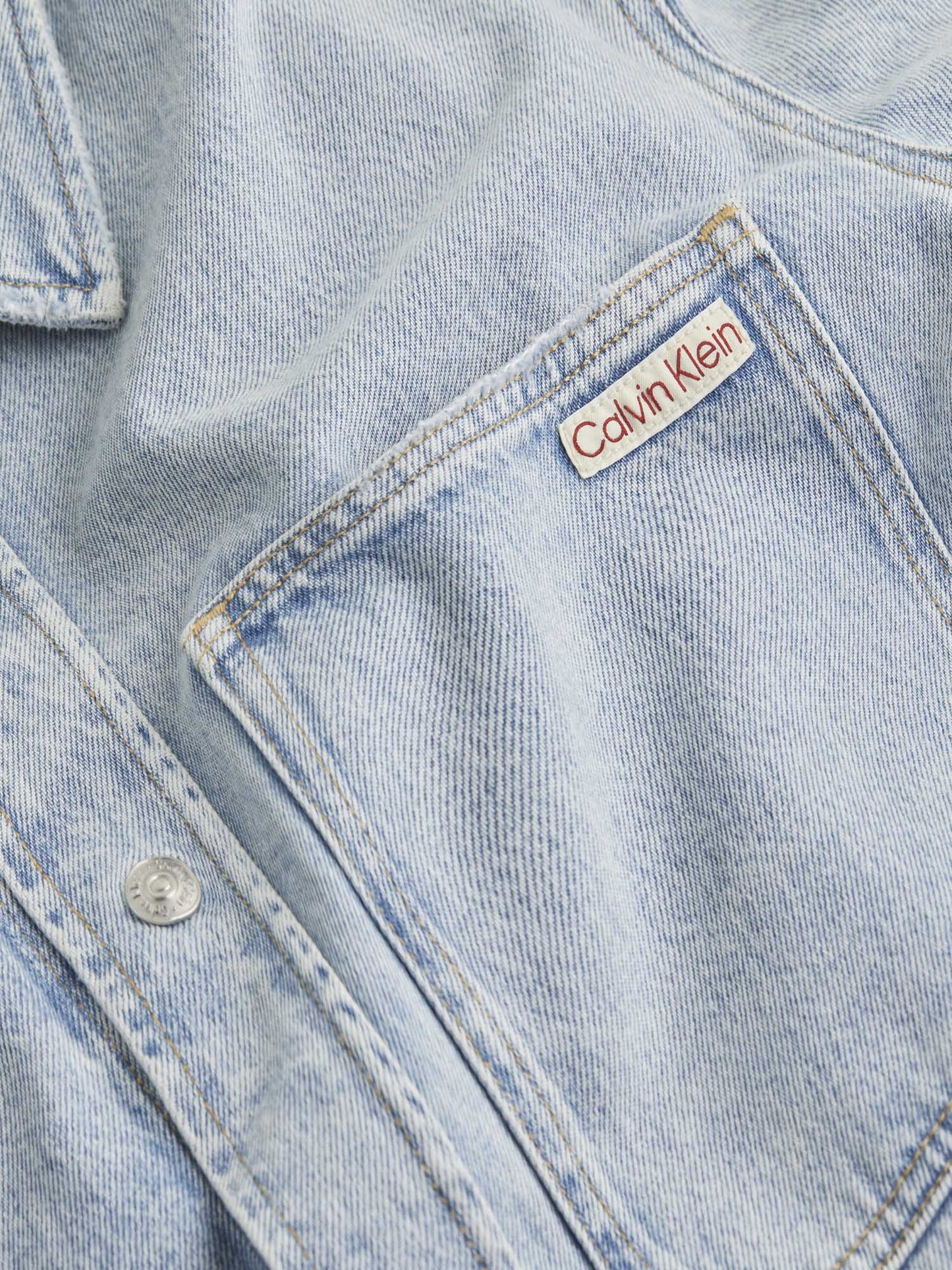 GIACCA IN DENIM CALVIN KLEIN JEANS UOMO JEANS CHIARO