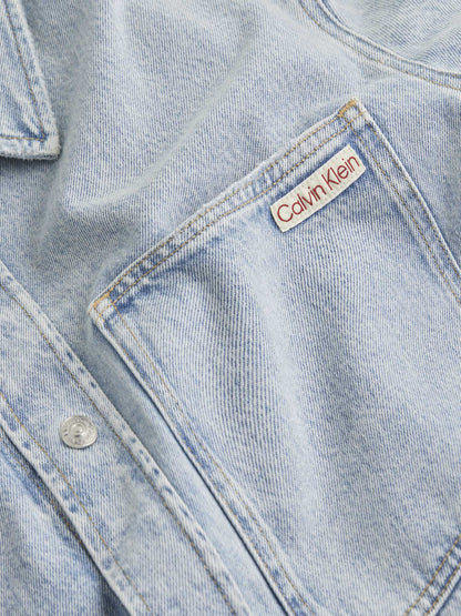 GIACCA IN DENIM CALVIN KLEIN JEANS UOMO JEANS CHIARO