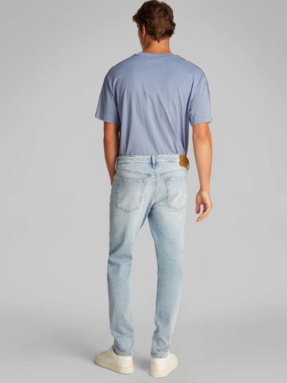 DENIM SLIM TAPER CALVIN KJLEIN JEANS UOMO JEANS CHIARO