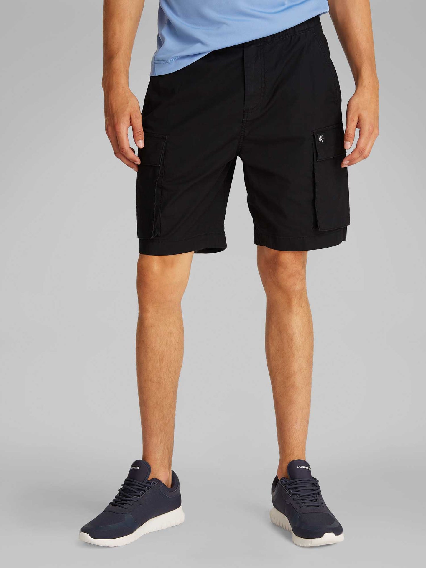 SHORT CARGO WASHED CALVIN KLEIN JEANS UOMO NERO