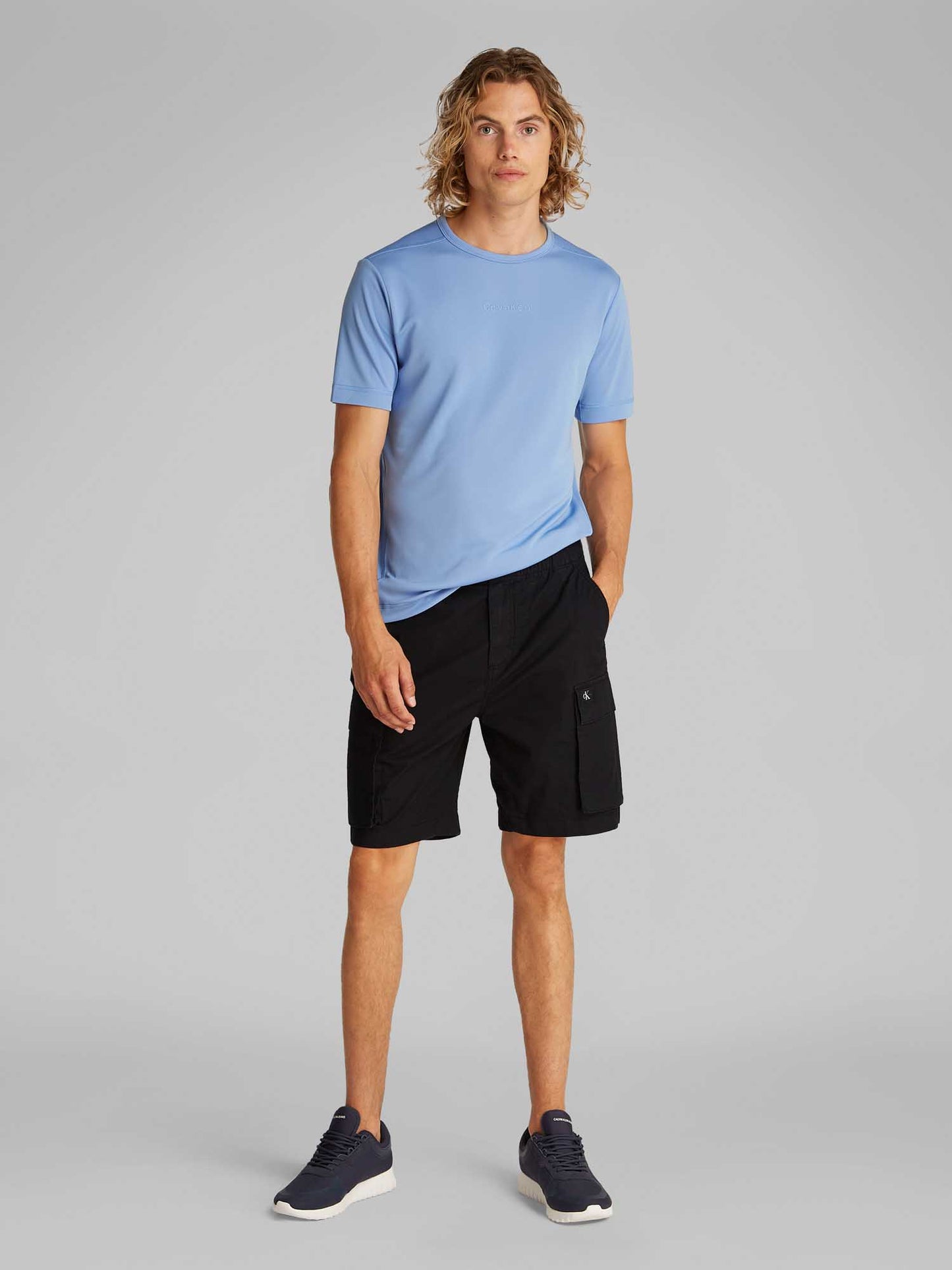 SHORT CARGO WASHED CALVIN KLEIN JEANS UOMO NERO
