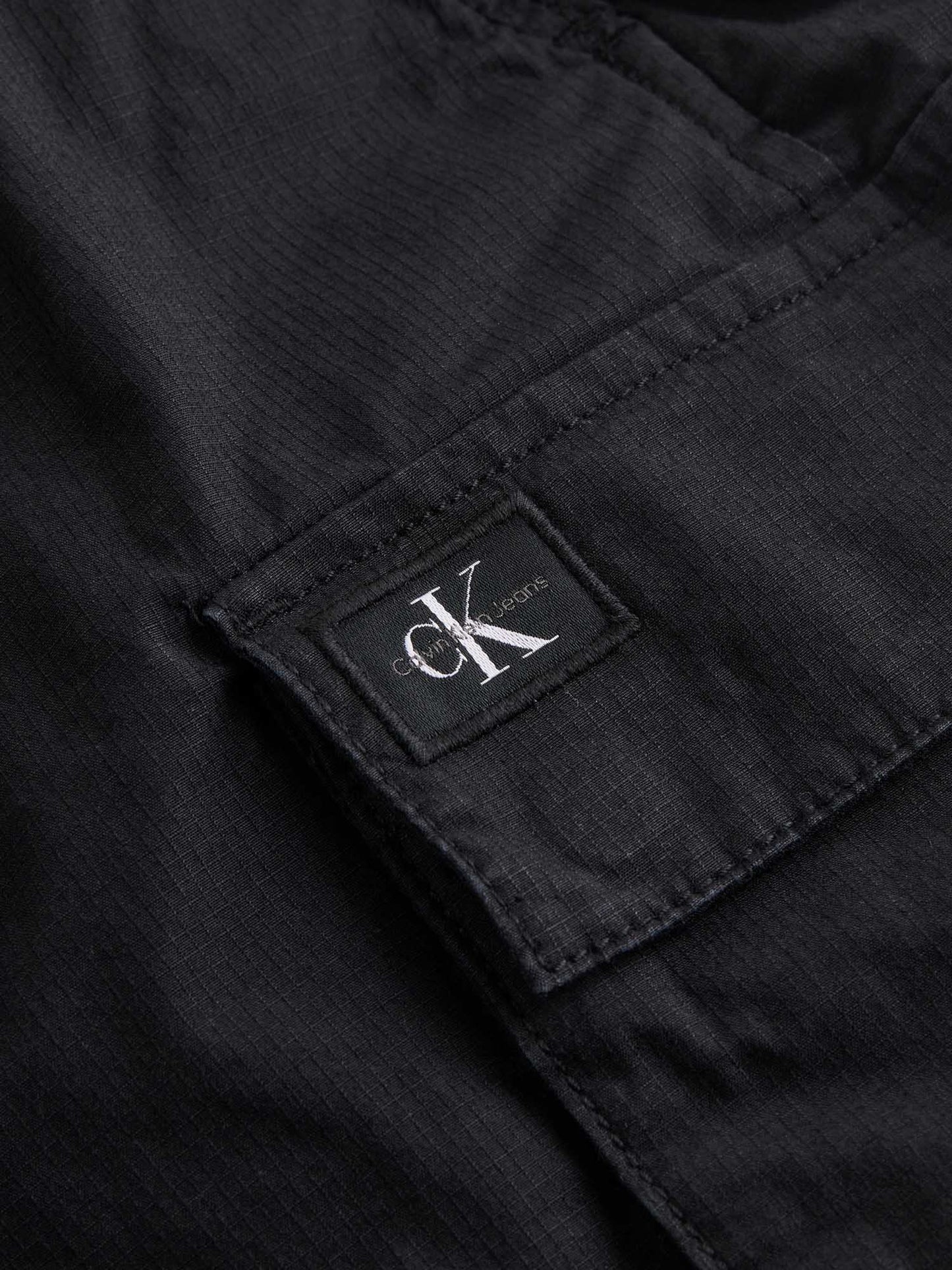 SHORT CARGO WASHED CALVIN KLEIN JEANS UOMO NERO