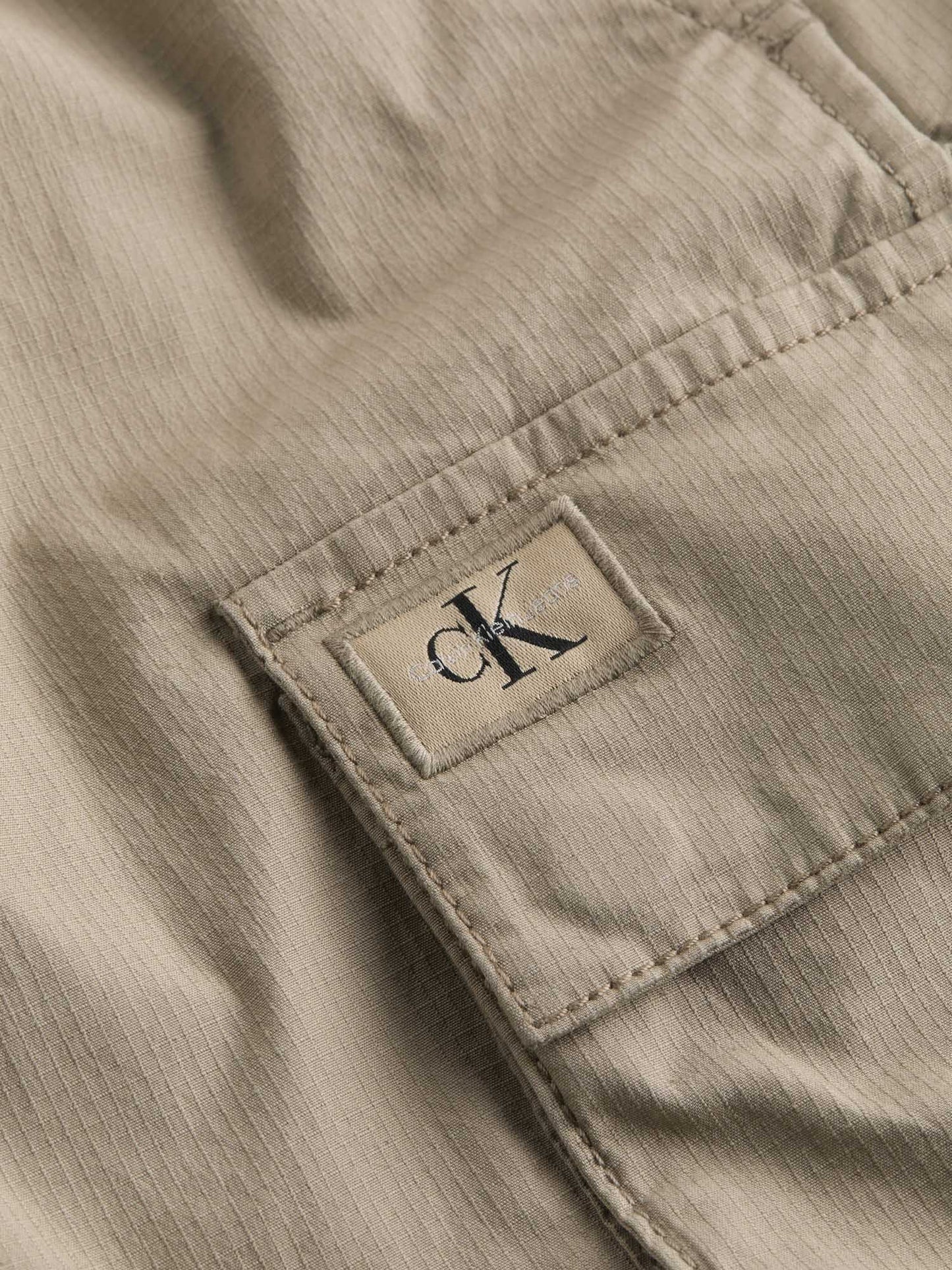 SHORT CARGO WASHED CALVIN KLEIN JEANS UOMO BEIGE