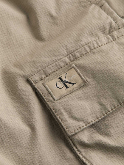 SHORT CARGO WASHED CALVIN KLEIN JEANS UOMO BEIGE