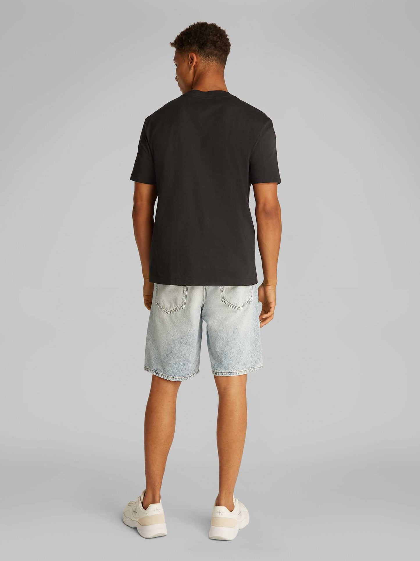 T-SHIRT MONOLOGO TEE CALVIN KLEIN JEANS UOMO NERO