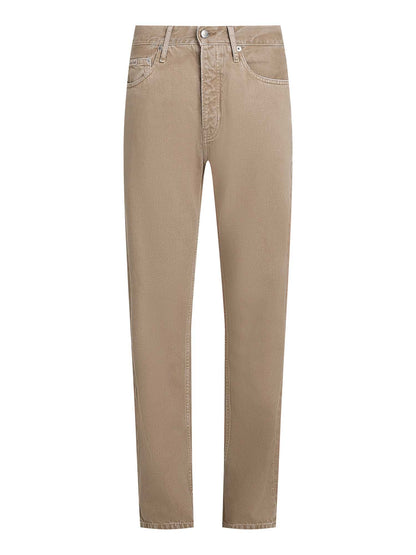 DENIM STANDARD STRAIGHT CALVIN KLEIN JEANS UOMO BEIGE