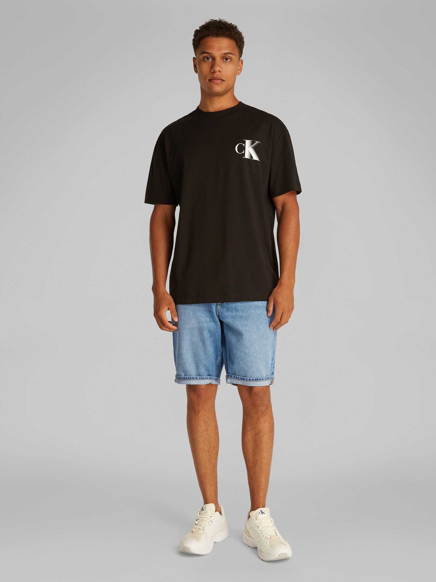 SHORT REGULAR CALVIN KLEIN JEANS UOMO JEANS CHIARO