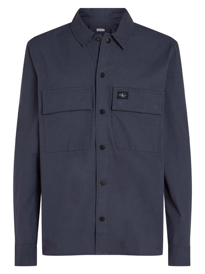 CAMICIA OVERSHIRT CALVIN KLEIN JEANS UOMO BLU