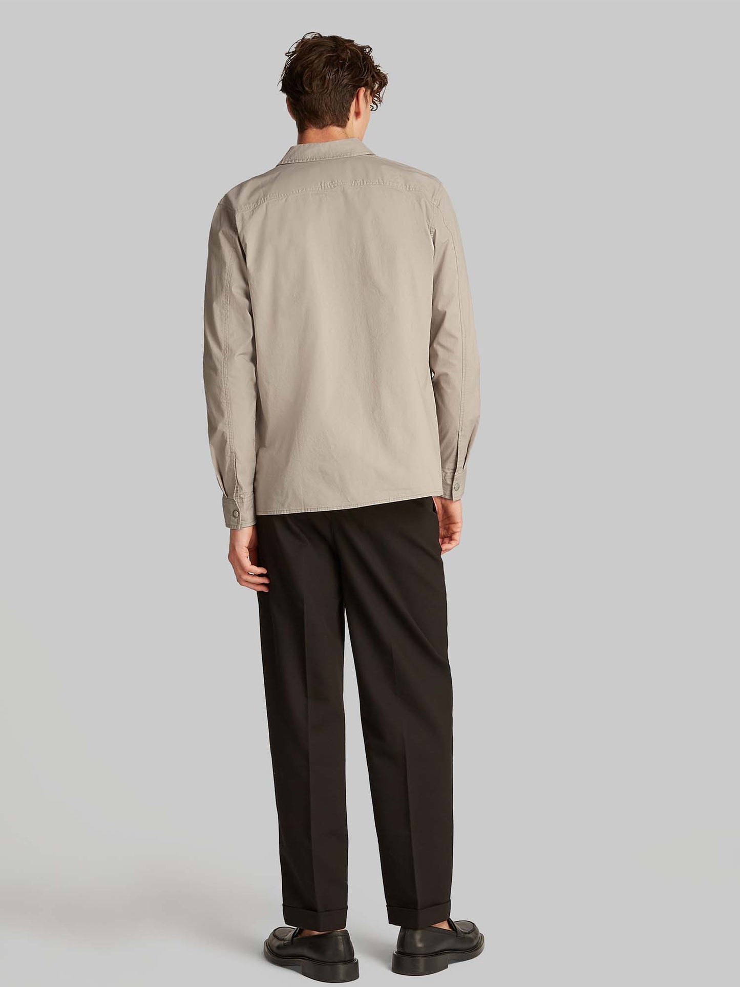 CAMICIA OVERSHIRT CALVIN KLEIN JEANS UOMO BEIGE