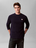 maglia-blu-calvin-klein-jeans-waffle-badge-da-uomo