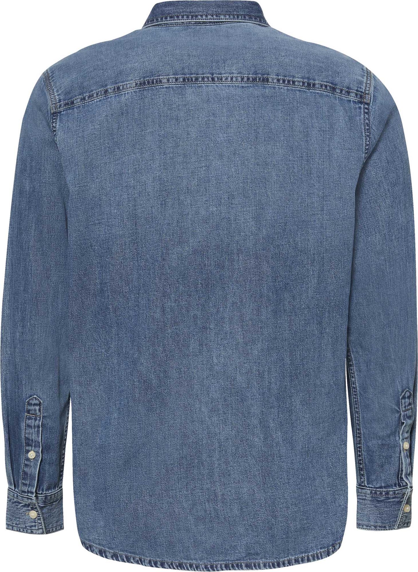 CAMICIA DENIM CASUAL CLASSIC CALVIN KLEIN JEANS DA UOMO JEANS