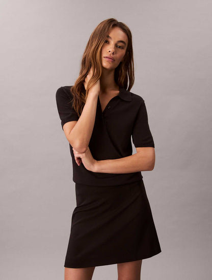 MINIGONNA CALVIN KLEIN DA DONNA NERO