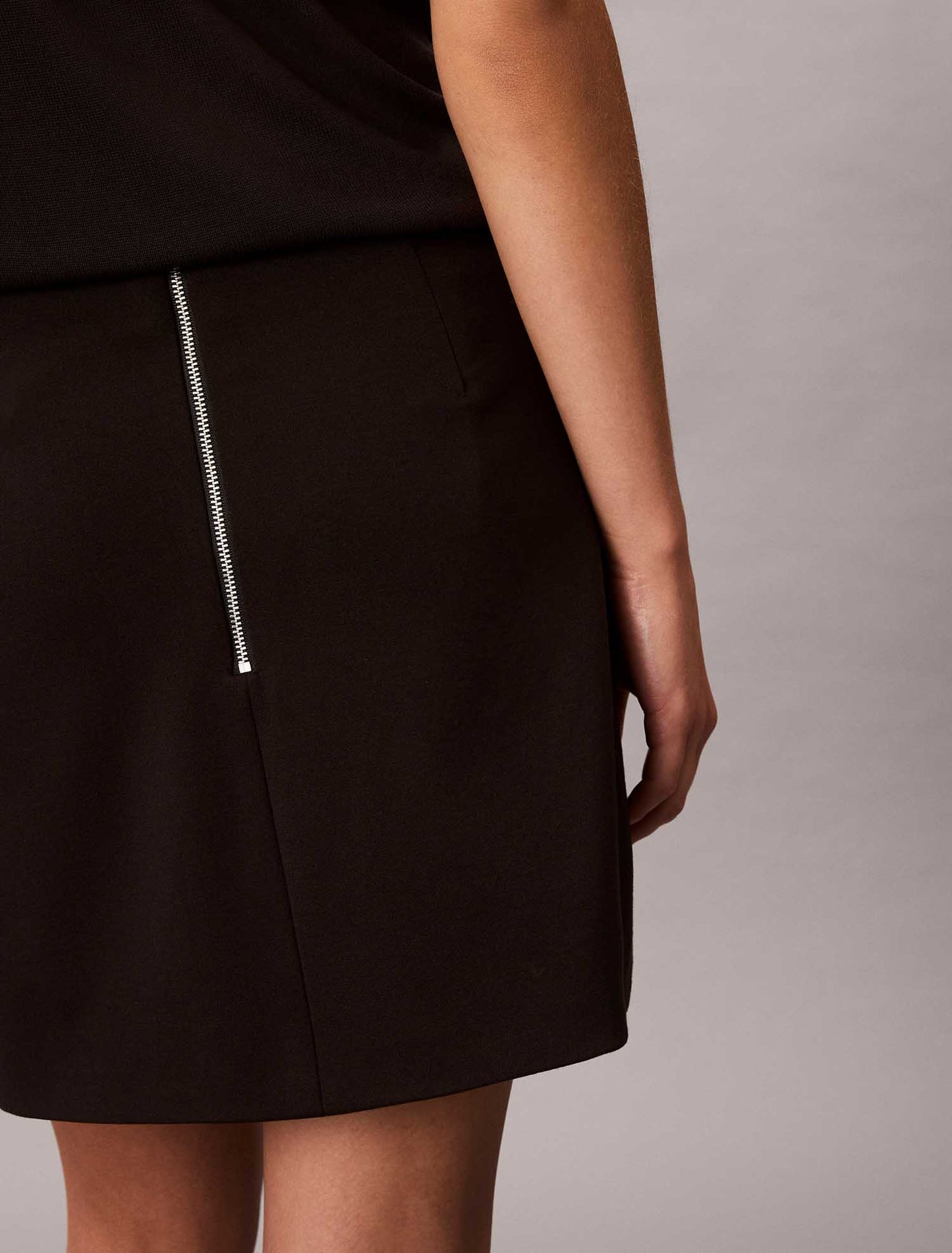 CK PONTE MINI SKIRT