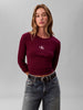 t-shirt-bordeaux-calvin-klein-jeans-maniche-lunghe-slim-fit-da-donna