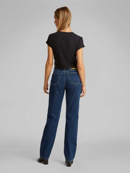 T-SHIRT MONOGRAM BABY TEE CALVIN KLEIN JEANS DONNA NERO