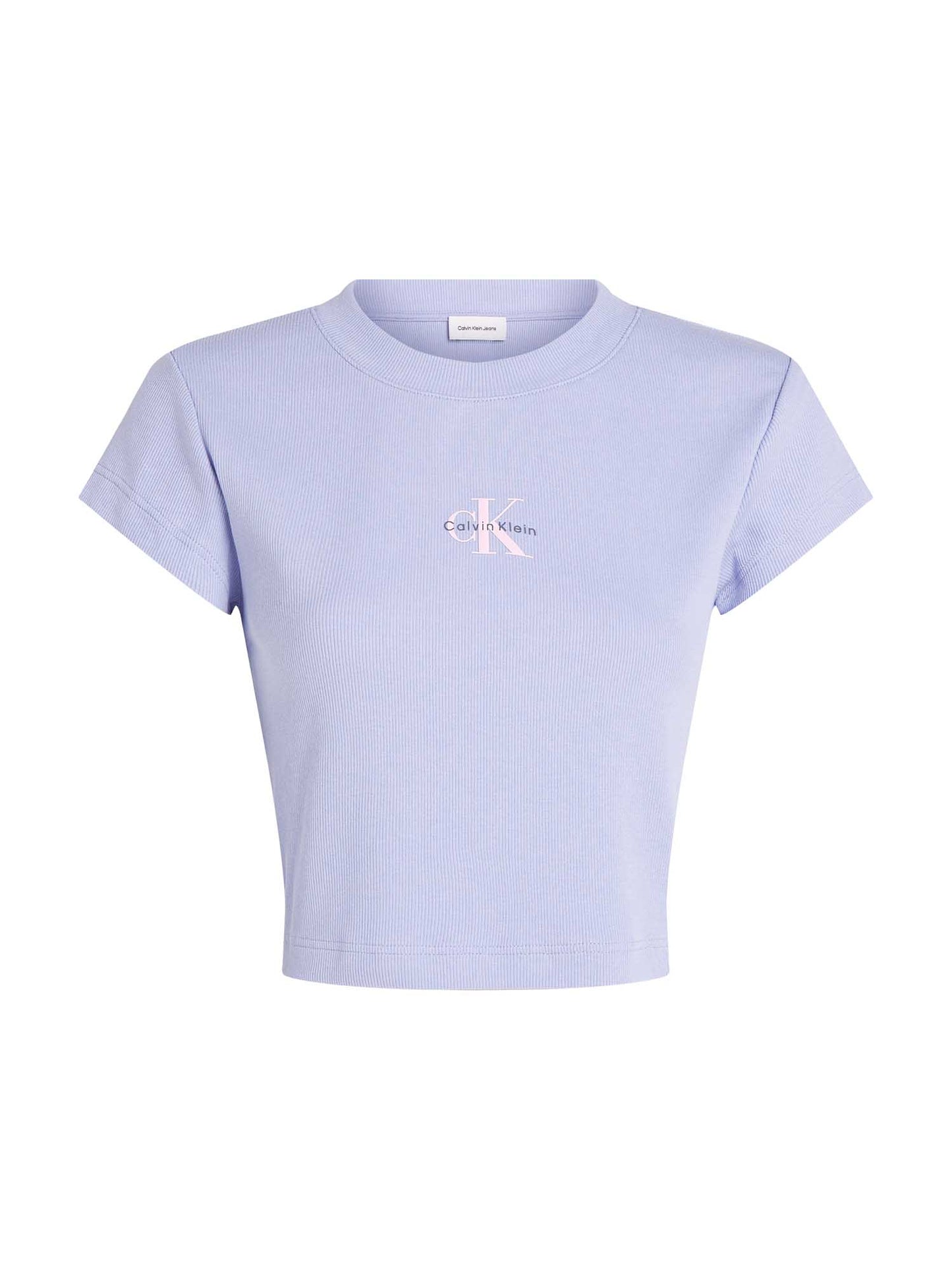 T-SHIRT MONOGRAM BABY TEE CALVIN KLEIN JEANS DONNA LAVANDA