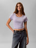 calvin-klein-woven-label-baby-t-shirt-maniche-corte-da-donna-lilla