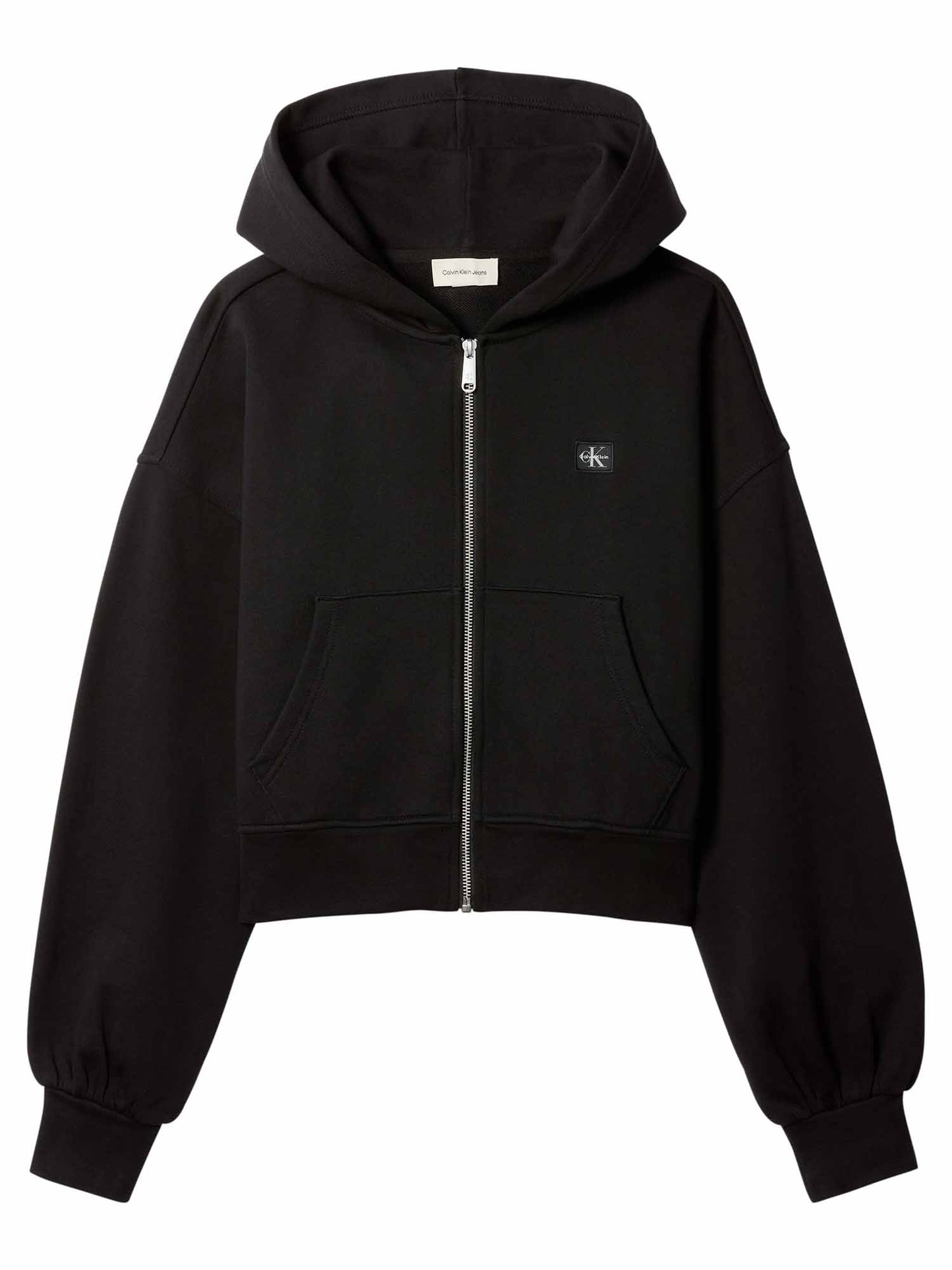 Calvin Klein CK French Terry Wove, felpa da donna nera
