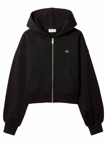 Calvin Klein CK French Terry Wove, felpa da donna nera
