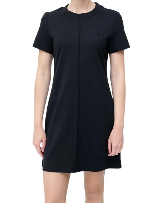 VESTITO CORTO PUNTO MILANO CALVIN KLEIN JEANS DA DONNA NERO
