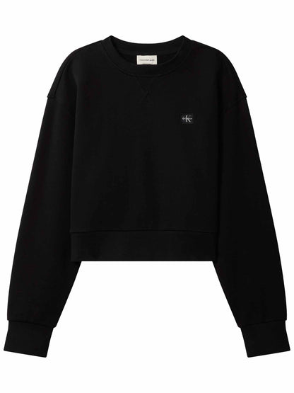 Calvin Klein French Terry Wove, felpa da donna nera
