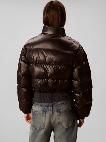 GIUBBINO CROPPEDE CALVIN KLEIN JEANS DA DONNA NERO