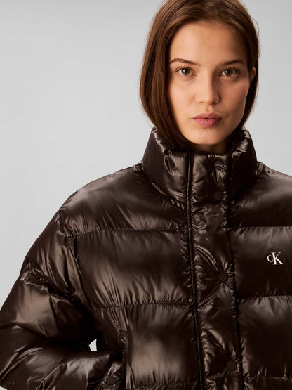 GIUBBINO CROPPEDE CALVIN KLEIN JEANS DA DONNA NERO