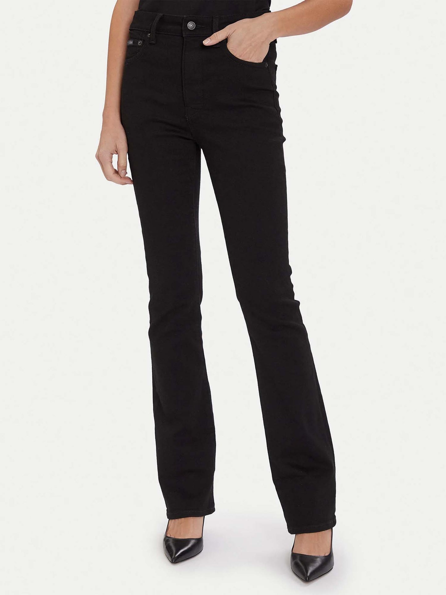 DENIM SKINNY BOOT CLASS CALVIN KLEIN JEANS DA DONNA NERO