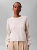 maglia-bianca-calvin-klein-jeans-con-monogramma-jacquard-da-donna