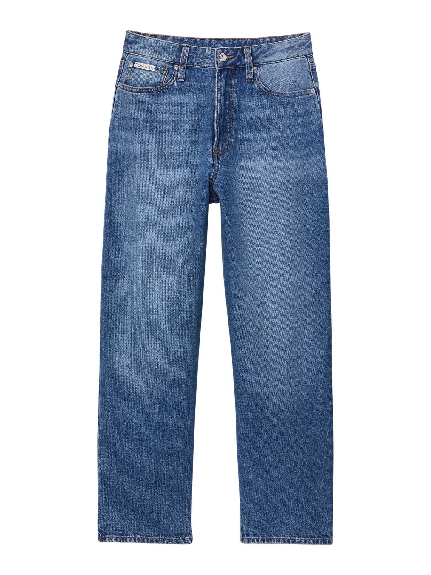 Jeans barrel leg da donna Calvin Klein in denim