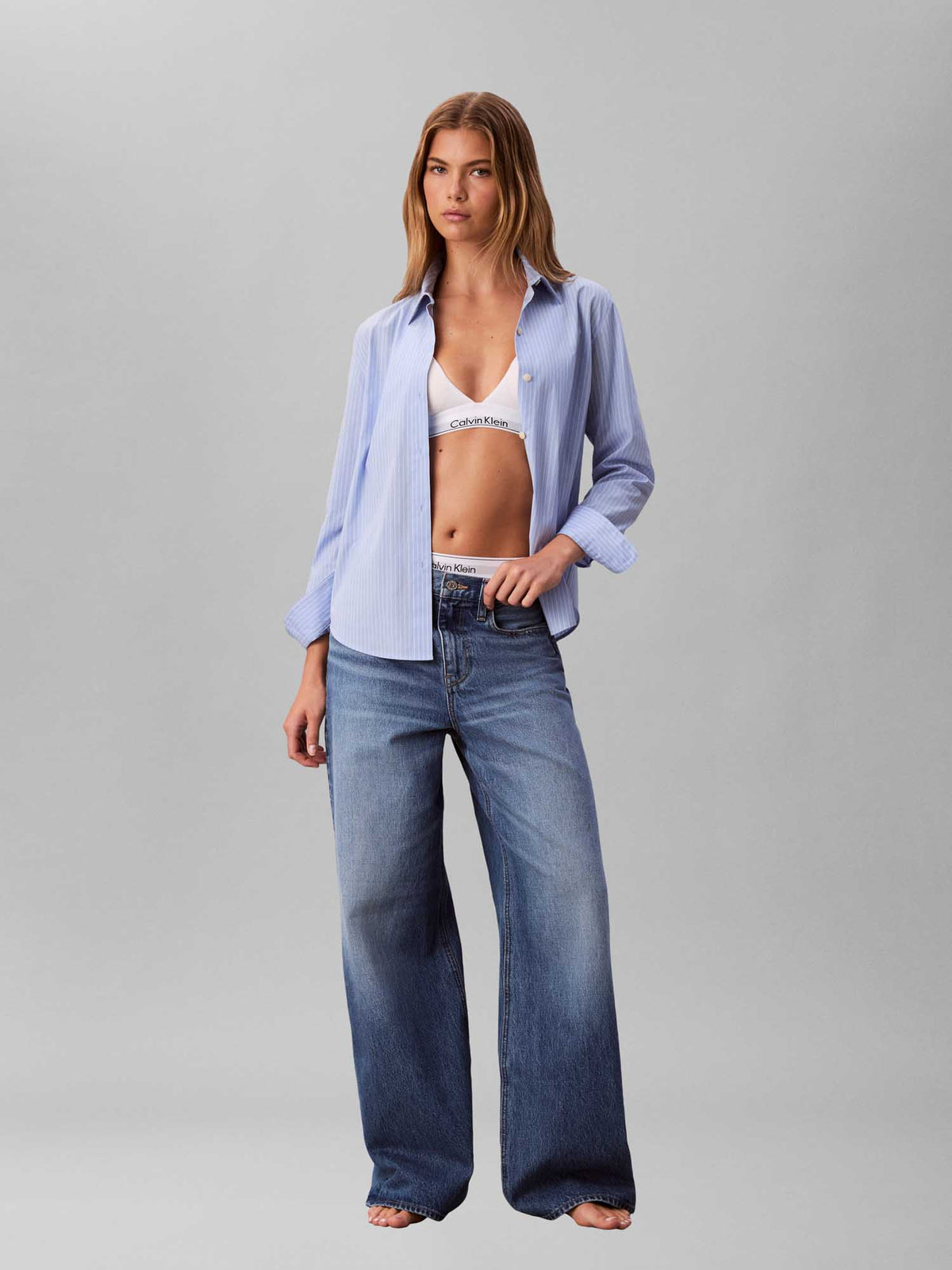 Ck wide leg jeans da donna jeans