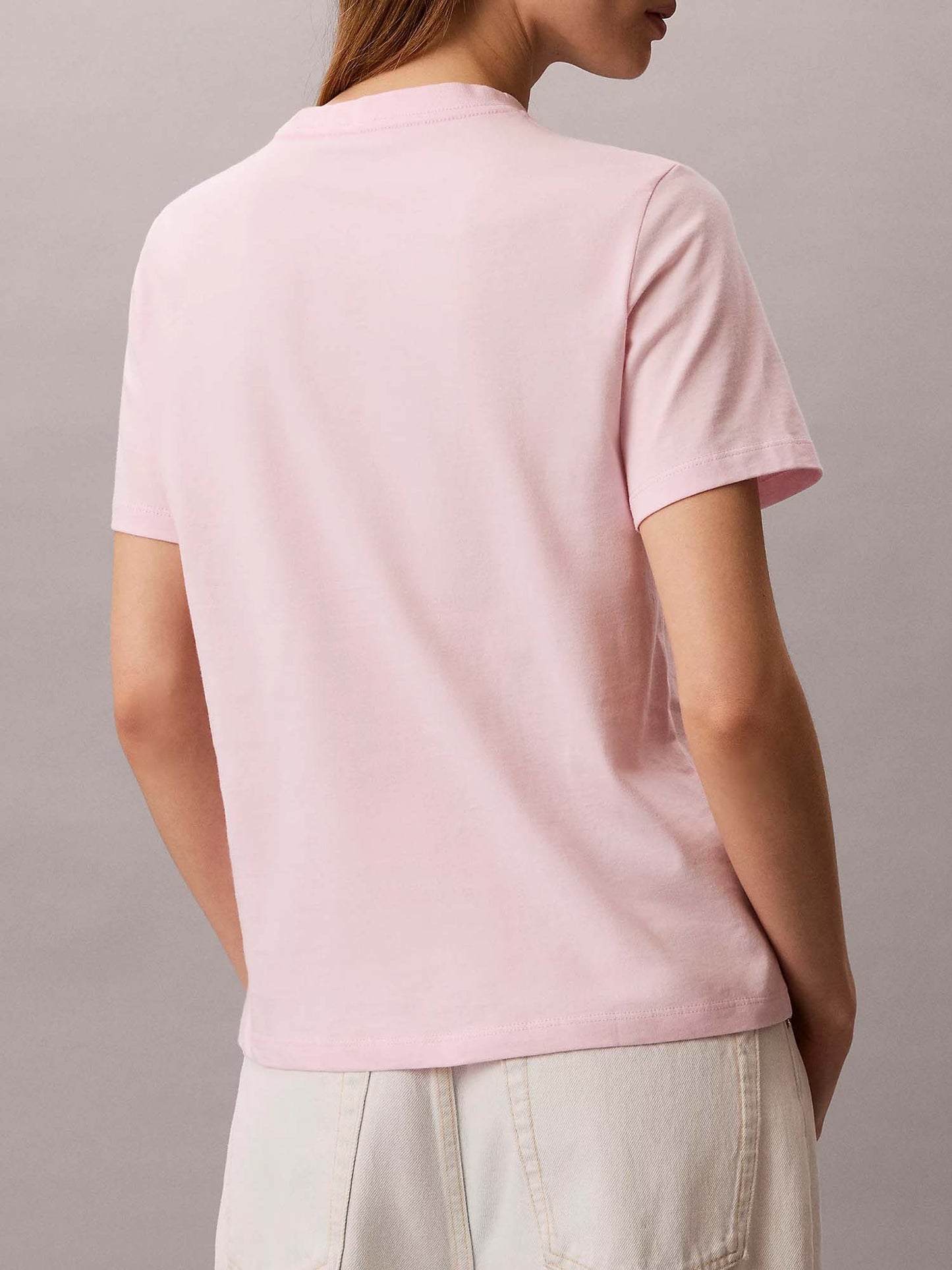 T-shirt rosa Calvin Klein Jeans Classic NYC da donna