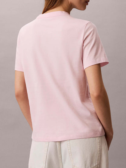T-shirt rosa Calvin Klein Jeans Classic NYC da donna